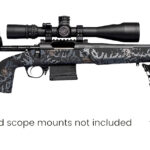 Horizon Firearms RF018S221814T17 Vandal Dark 2 22 Creedmoor 18" Black Fluted Threaded Barrel, Picatinny Rail Receiver, Arca Rail Forend, Textured Iota Carbon Fiber Stock 2 173317