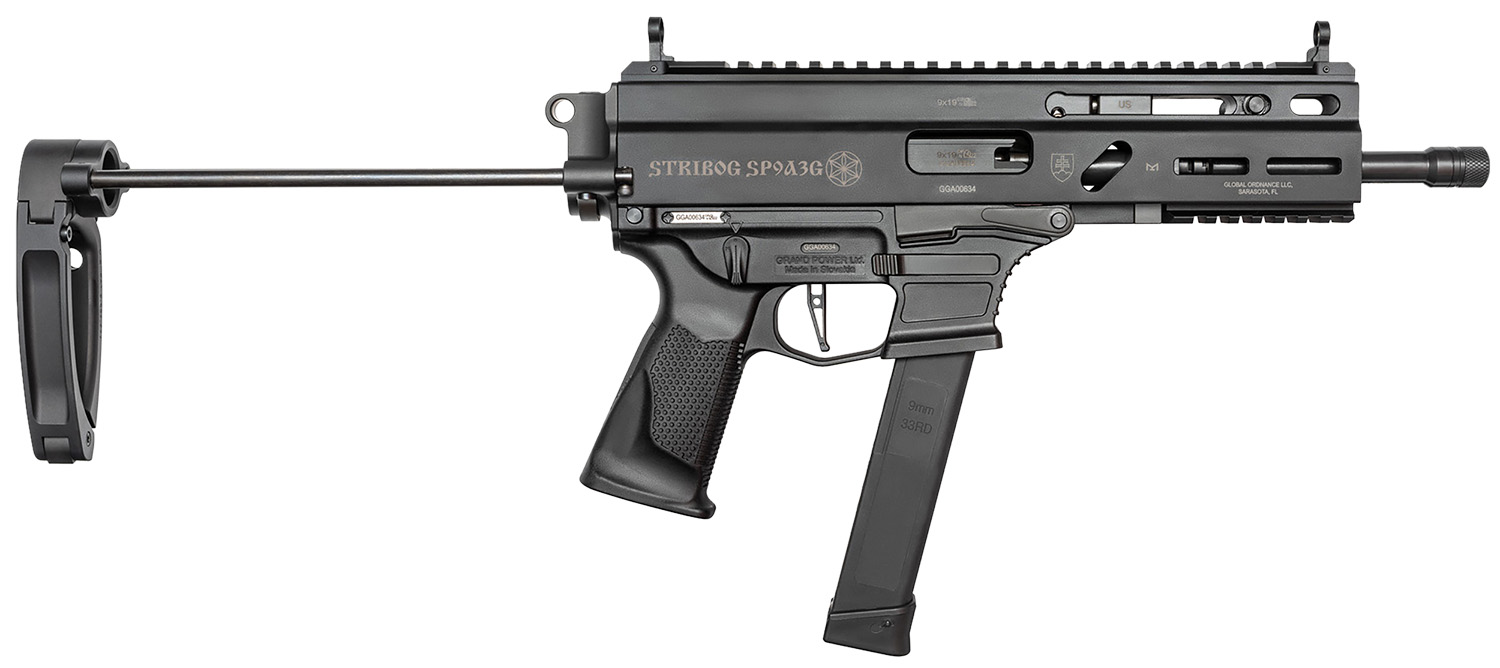 Grand Power 810091152867 Stribog SP9A3G 9mm Luger 8" Black PDW Tailhook Brace 3 Grand Power 810091152867 Stribog SP9A3G 9mm Luger 8" Black PDW Tailhook Brace