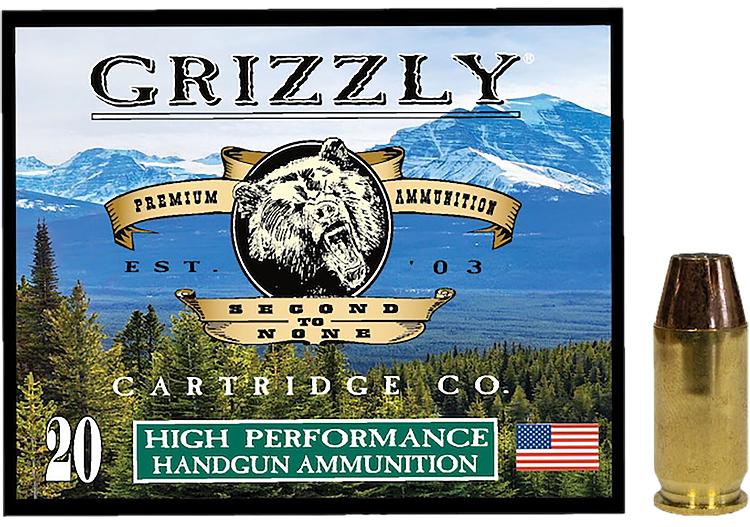 Grizzly Ammo GC45A+P8 45ACP+P 230gr Jacketed Hollow Point 20 Per Box/10 Case 3 Grizzly Ammo GC45A+P8 45ACP+P 230gr Jacketed Hollow Point 20 Per Box/10 Case