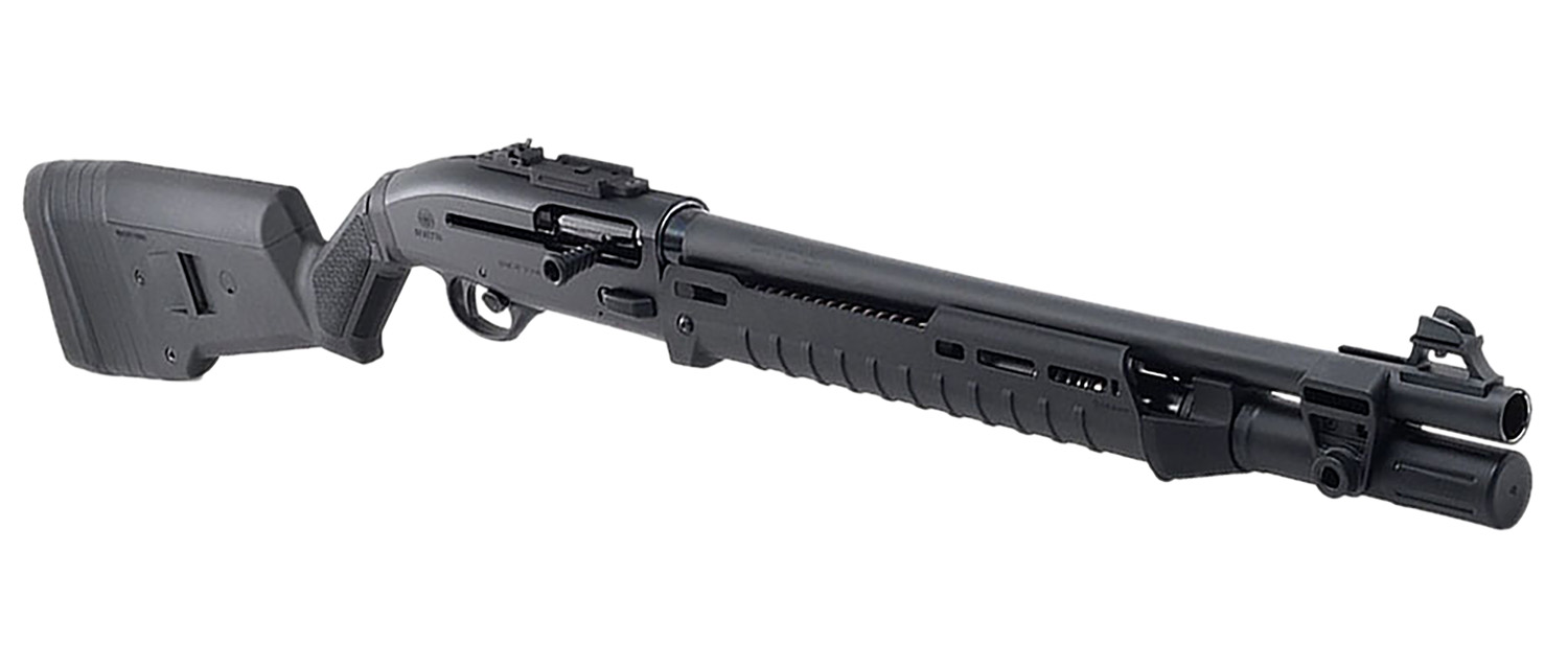 Langdon Tactical Tech LTT1301ZMBLK Beretta 1301 3" 7+1 18.50" Black Anodized Aluminum Receiver, Black Magpul Polymer Stock, Modified Magpul Zhukov Forend