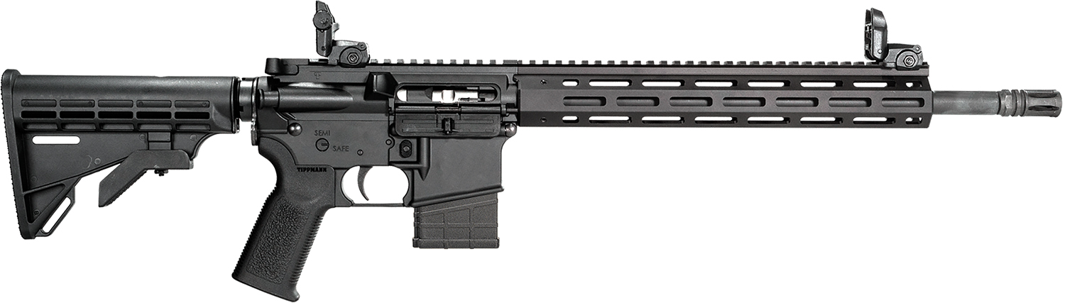 Tippmann Arms A101036 M4-22 Elite 22 LR 10+1 16" Black Parkerized Barrel, Matte Black Aluminum Receiver w/Picatinny Rail, M-LOK Handguard, Black CAR15 Polymer Stock, Black Gen2 Grip, Right Hand