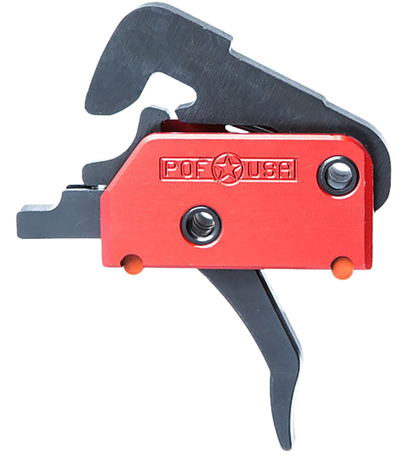 Patriot Ordnance Factory 00516 EFP  Two-Stage Straight Trigger with 4 lbs Draw Weight & Black Hardcoat Anodized Finish for AR-Platform