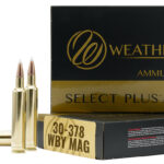 Weatherby B303180TTSX Select Plus 30-378WthbyMag 180gr Barnes Tipped TSX Lead Free 20 Per Box/10 Case 1 24425