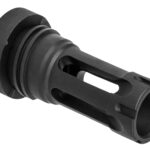 Yankee Hill 430224A Phantom Q.D. Flash Hider Black Steel with 5/8"-24 tpi Threads, Aggressive Teeth & Dust Enclosure for 30 Cal AR-Platform 2 2922