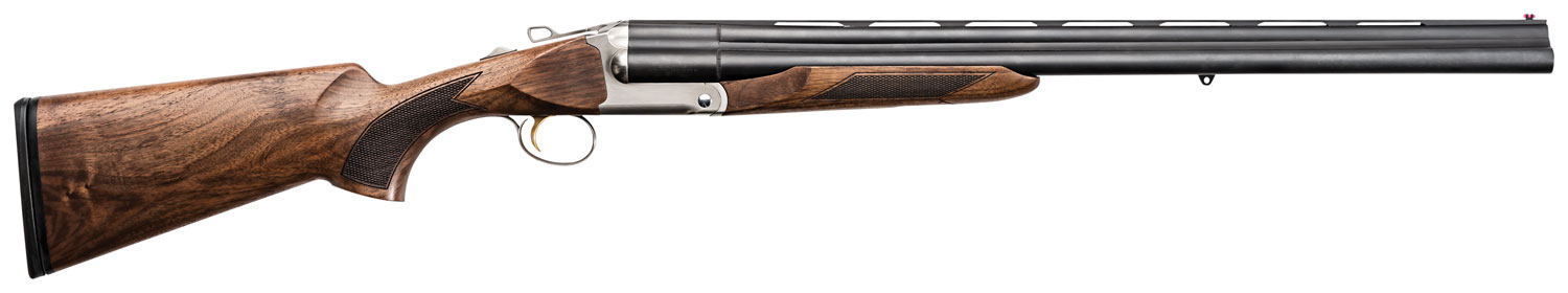 Charles Daly 930078 Triple Crown 12 Gauge 3+1 3" 28" Vent Rib Blued Tripled Barrel, Silver Finished Steel Receiver, Oiled Walnut Fixed Checkered Stock, Includes 5 Chokes 3 Charles Daly 930078 Triple Crown 12 Gauge 3+1 3" 28" Vent Rib Blued Tripled Barrel, Silver Finished Steel Receiver, Oiled Walnut Fixed Checkered Stock, Includes 5 Chokes