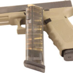 ETS Group GLK1710 Pistol Mags 10rd 9mm Luger Compatible w/ Glock 17/18/19/26/45/34 Clear Polymer 1 3167