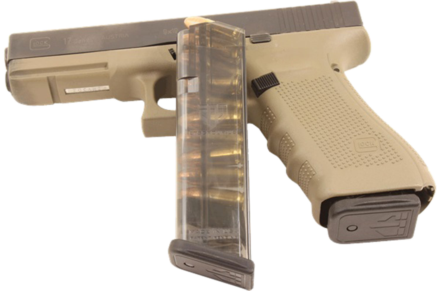 ETS Group GLK1710 Pistol Mags 10rd 9mm Luger Compatible w/ Glock 17/18/19/26/45/34 Clear Polymer 3 ETS Group GLK1710 Pistol Mags 10rd 9mm Luger Compatible w/ Glock 17/18/19/26/45/34 Clear Polymer