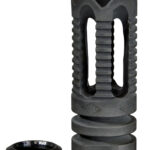 Yankee Hill 285C2 Phantom Flash Hider Black Steel with 1/2"-28 tpi Threads & Teeth for 5.56x45mm NATO AR-Platform 1 37491