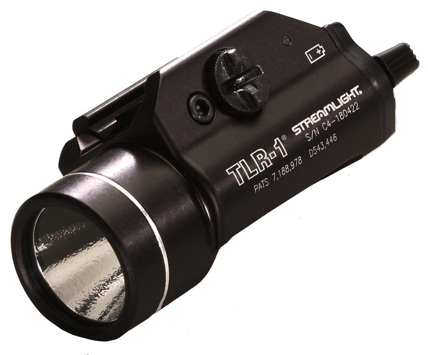 Streamlight 69110 TLR-1 Gun Light  Black Anodized 300 Lumens White C4 LED