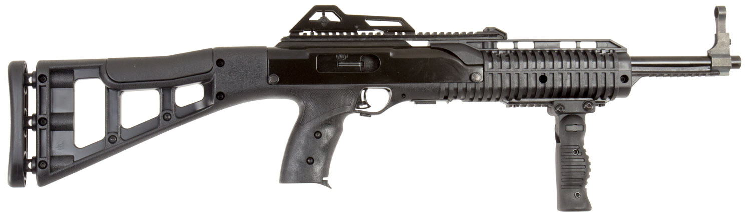 Hi-Point 3895TSFGT1 3895TS Carbine 380 ACP 10+1 16.50" Threaded Barrel, Black Metal Finish, Black All Weather Skeletonized Stock, Black Polymer Grip