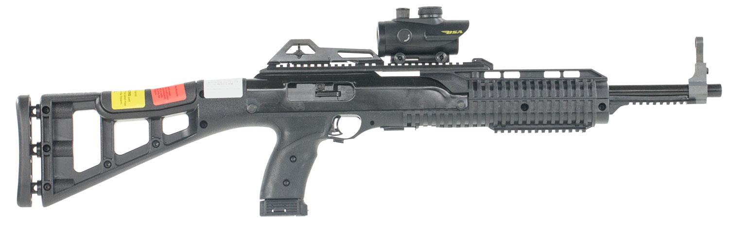 Hi-Point 4095TSRD 4095TS Carbine 40 S&W Caliber with 17.50" Barrel, 10+1 Capacity, Black Metal Finish, Black All Weather Molded Stock & Black Polymer Grip Right Hand Includes Red Dot 3 Hi-Point 4095TSRD 4095TS Carbine 40 S&W Caliber with 17.50" Barrel, 10+1 Capacity, Black Metal Finish, Black All Weather Molded Stock & Black Polymer Grip Right Hand Includes Red Dot