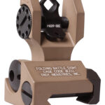 Troy Ind SSIGDOARFFT00 Rear Folding BattleSight Dioptic Flat Dark Earth Folding for AR-15 2 77141