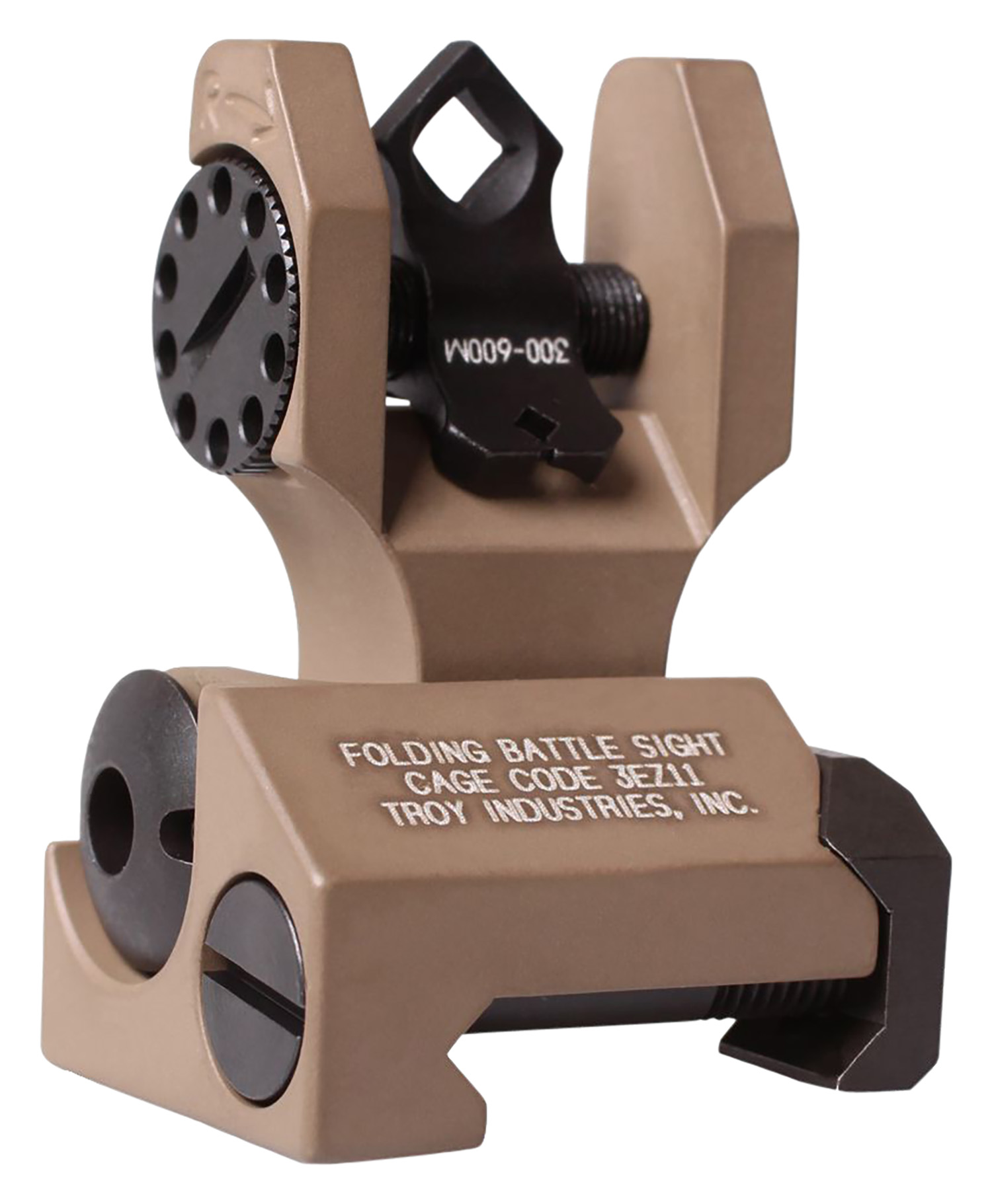 Troy Ind SSIGDOARFFT00 Rear Folding BattleSight Dioptic Flat Dark Earth Folding for AR-15 3 Troy Ind SSIGDOARFFT00 Rear Folding BattleSight Dioptic Flat Dark Earth Folding for AR-15