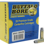 Buffalo Bore Ammunition 20A20 Heavy Strictly Business 38Special +P 158gr Soft Cast Hollow Point 20 Per Box/12 Case 1 80751