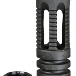 Yankee Hill 285C1 Phantom Flash Hider Black Steel with 1/2"-28 tpi Threads & 2.13" OAL for 5.56x45mm NATO AR-Platform 1 98333
