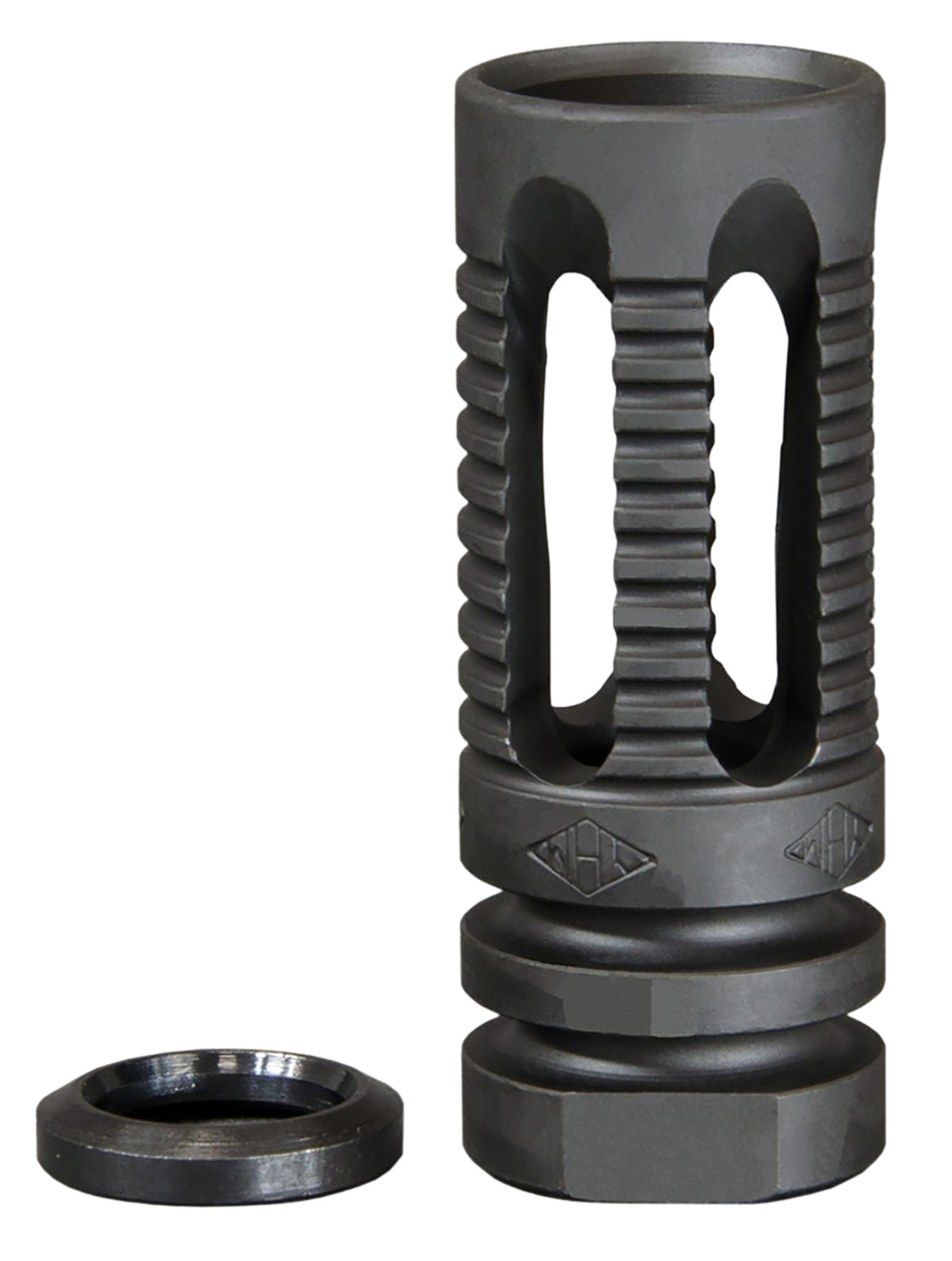 Yankee Hill 285C1 Phantom Flash Hider Black Steel with 1/2"-28 tpi Threads & 2.13" OAL for 5.56x45mm NATO AR-Platform 3 Yankee Hill 285C1 Phantom Flash Hider Black Steel with 1/2"-28 tpi Threads & 2.13" OAL for 5.56x45mm NATO AR-Platform