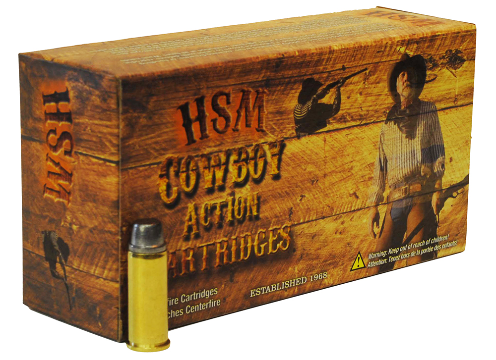 HSM 45S1N Cowboy Action  45 Schofield 200 gr Round Nose Flat Point 50 Per Box/ 10 Case