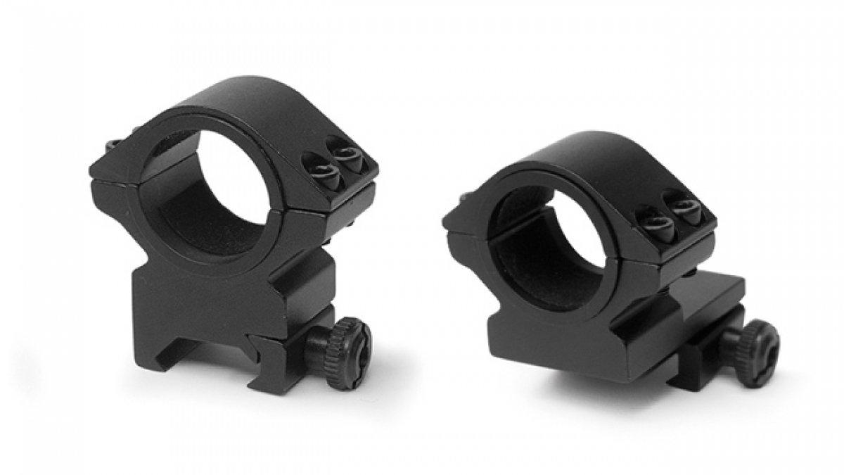 Konus 2-Piece Steel Riflescope Rings With Quick Release Lever 1" Low - Matte Black 3 Konus 2-Piece Steel Riflescope Rings With Quick Release Lever 1" Low - Matte Black