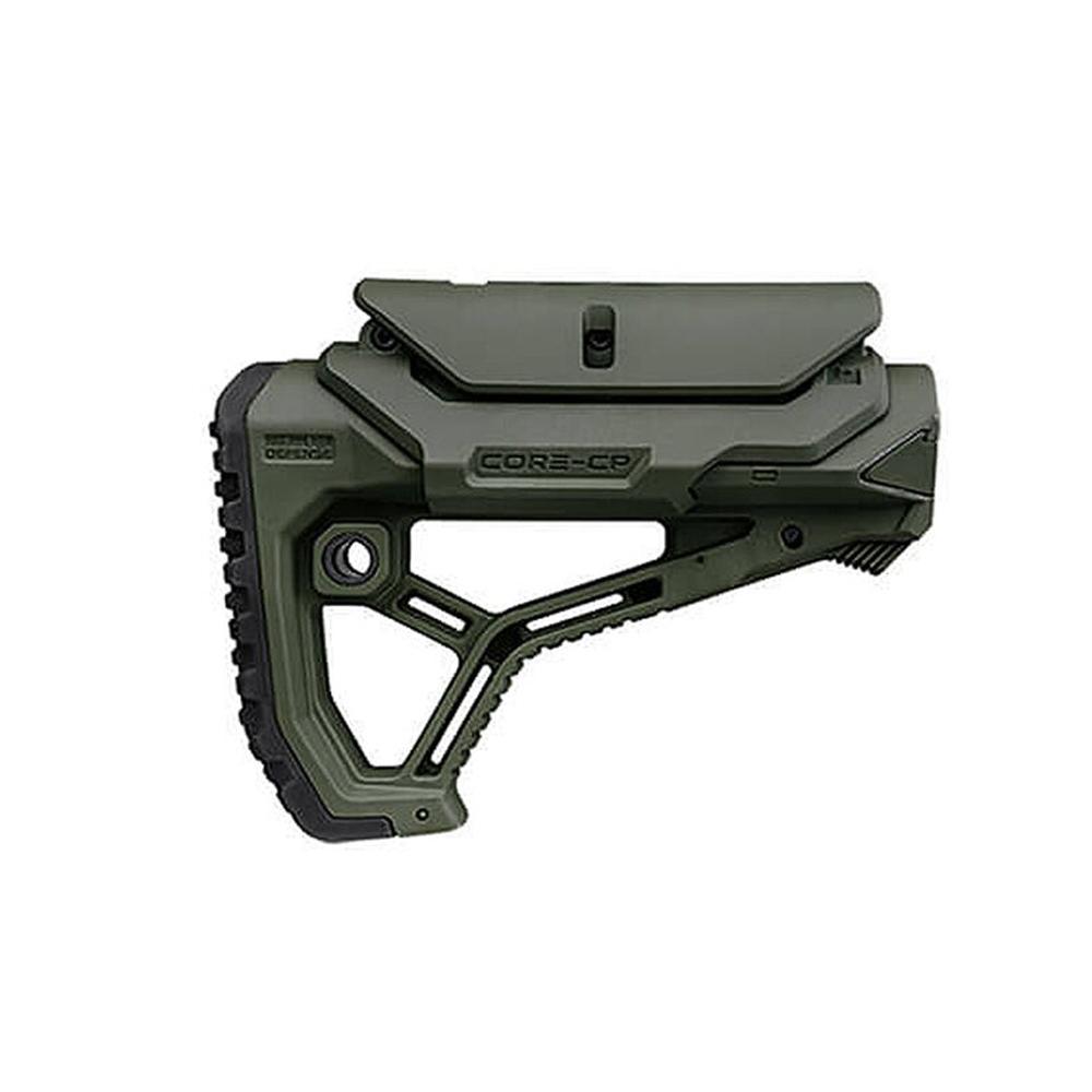 Fab Defense GL-CORE CP Buttstock with Adjustable Cheek-Rest for Milspec and Commercial Tubes OD Green 3 Fab Defense GL-CORE CP Buttstock with Adjustable Cheek-Rest for Milspec and Commercial Tubes OD Green