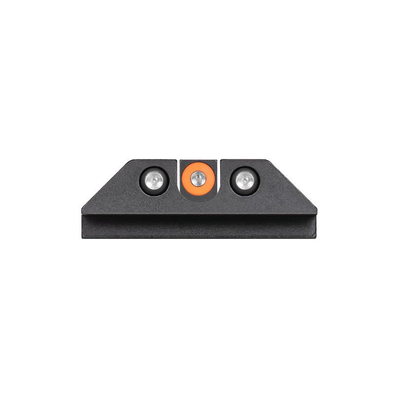 Night Fision Tritium Night Sight Set Orange Front Black U-Notch Back for Glock 3 Night Fision Tritium Night Sight Set Orange Front Black U-Notch Back for Glock