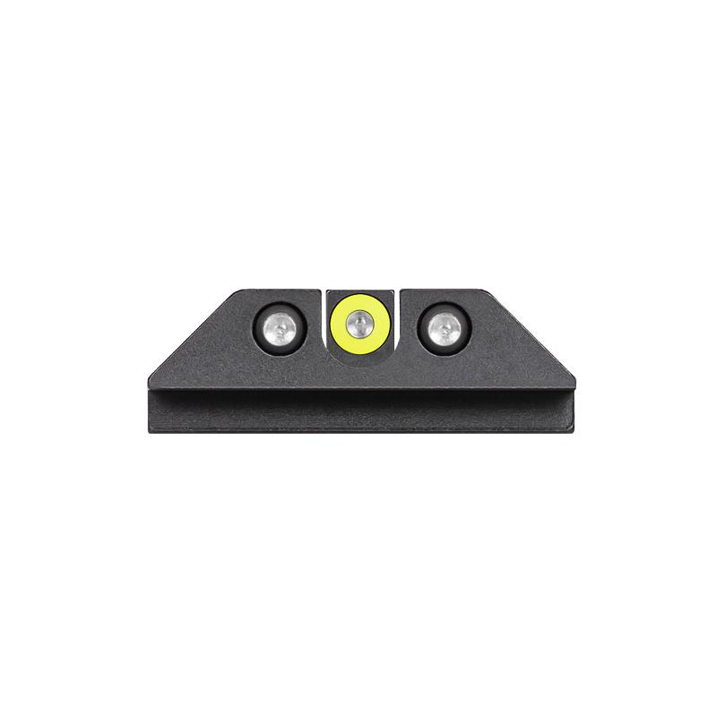 Night Fision Tritium Night Sight Set Yellow Front Black U-Notch Back for Glock 3 Night Fision Tritium Night Sight Set Yellow Front Black U-Notch Back for Glock