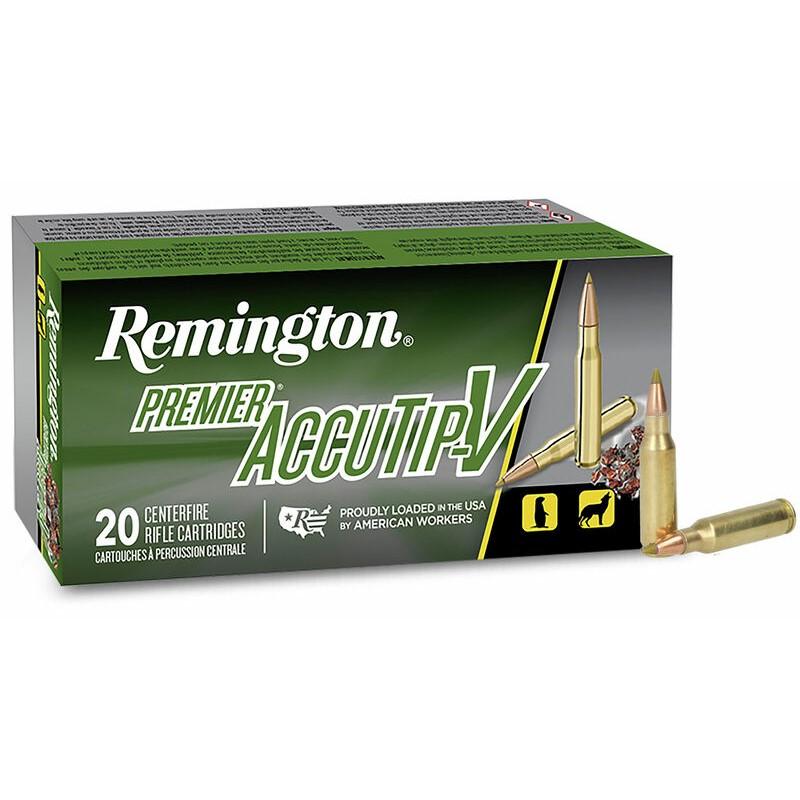 Remington Premier AccuTip Varmint Rifle Ammunition .221 Fireball 50 gr ATV 2995 fps 20/ct 3 Remington Premier AccuTip Varmint Rifle Ammunition .221 Fireball 50 gr ATV 2995 fps 20/ct