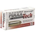MAXX TECH 9MM 124 GRAIN FMJ 50RD BX 10 BXS PER CASE 2 image full 41506 a961ddb4bf138c9d421ab06193c6e89e