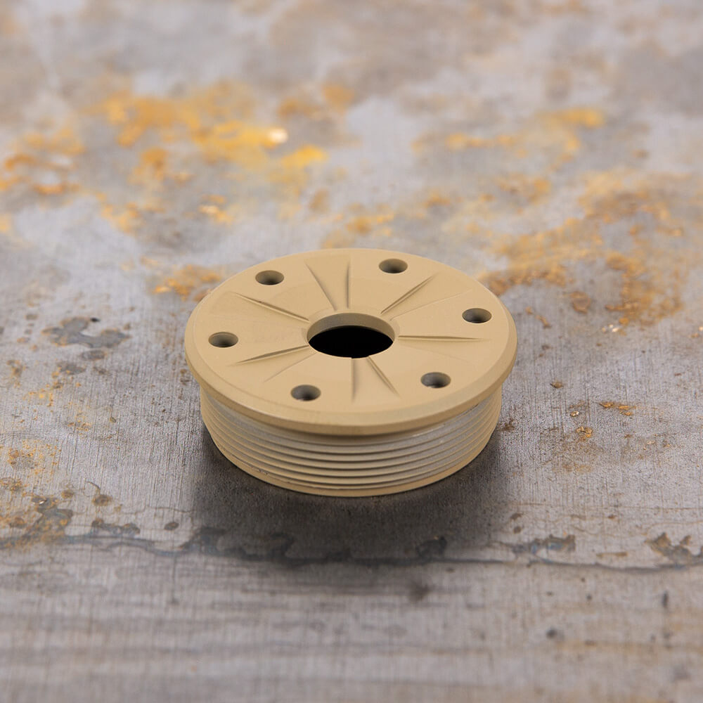 SILENCERCO BRAVO FRONT CAP .30CAL FDE 3 SILENCERCO BRAVO FRONT CAP .30CAL FDE