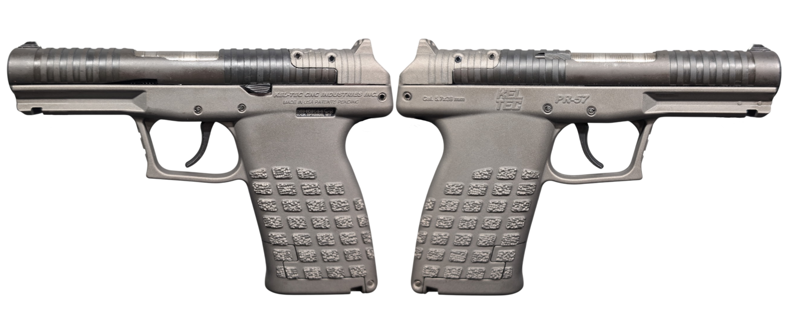 KELTEC PR57 5.7X28 PISTOL 4.64"BBL OPTIC READY, TUNGSTEN, 20+1, 2-STRIPPER CLIPS 3 KELTEC PR57 5.7X28 PISTOL 4.64"BBL OPTIC READY, TUNGSTEN, 20+1, 2-STRIPPER CLIPS