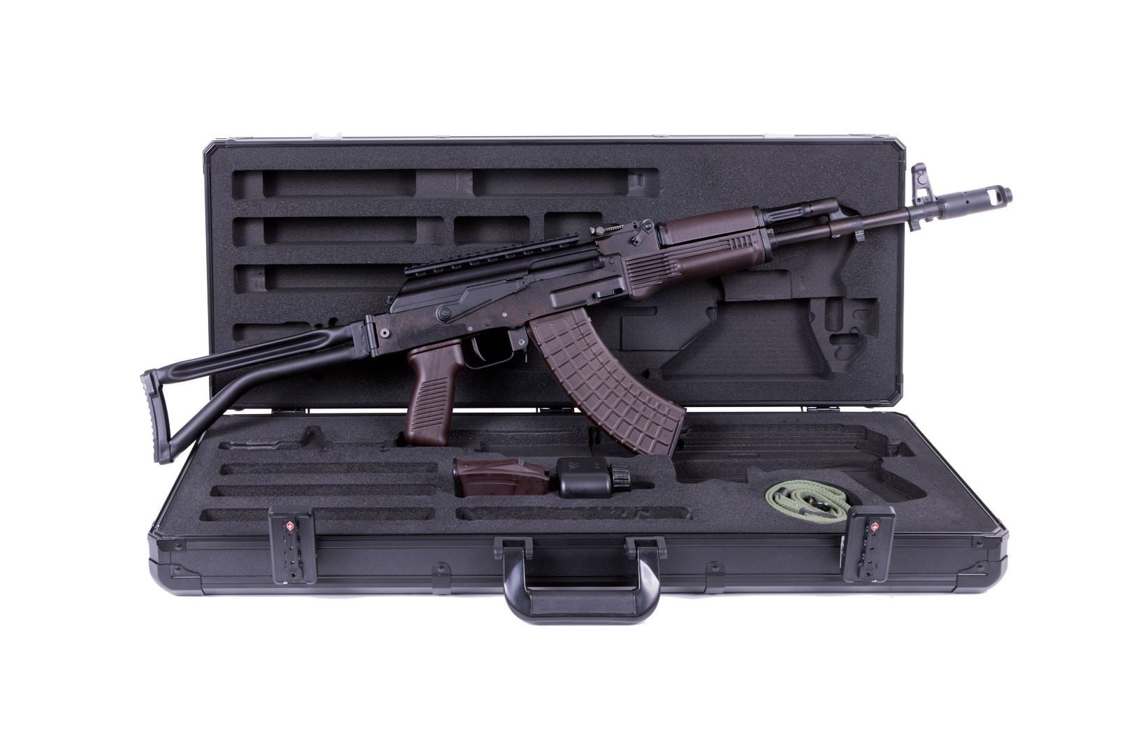 Arsenal SAM7SF Plum Bulgarian Side Folder AK47 Package 30rd Mag SM-13 Rail Custom Hard Case 4 Arsenal SAM7SF Plum Bulgarian Side Folder AK47 Package 30rd Mag SM-13 Rail Custom Hard Case - Image 2