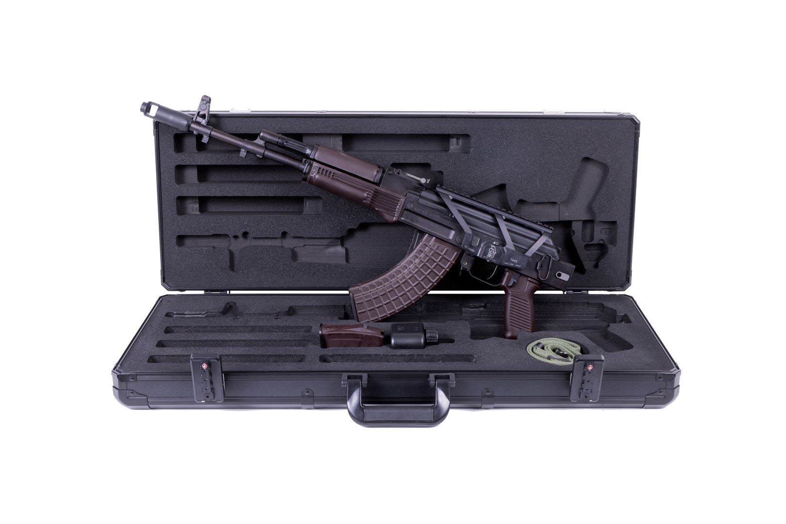 Arsenal SAM7SF Plum Bulgarian Side Folder AK47 Package 30rd Mag SM-13 Rail Custom Hard Case 5 Arsenal SAM7SF Plum Bulgarian Side Folder AK47 Package 30rd Mag SM-13 Rail Custom Hard Case - Image 3