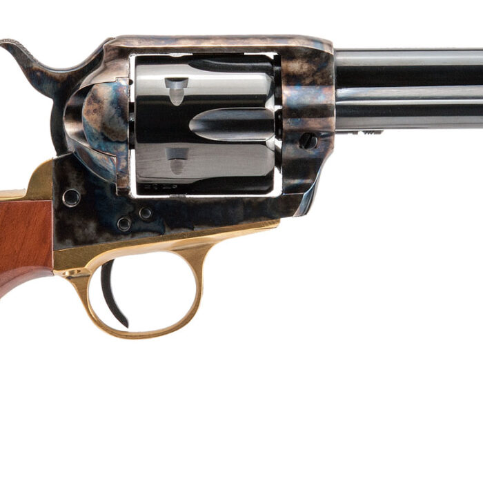 Cimarron PPP45 Pistolero  45 Colt (Long Colt) 6 Shot 4.75" Blued Steel Barrel, Blued Cylinder, Color Case Hardened Steel Frame, Walnut Grip, Exposed Hammer