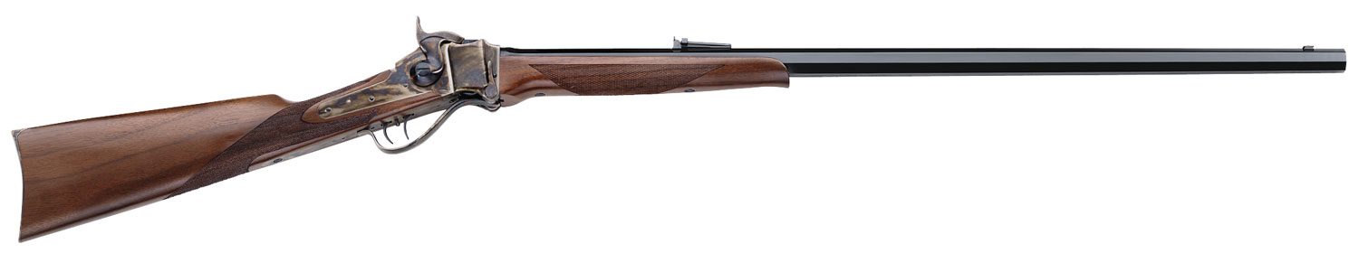 Davide Pedersoli 010S780457 1874 Sporting 45-70 Gov 1rd 32" Octagon Blued Barrel, Color Case Hardened Steel Receiver, Walnut Stock