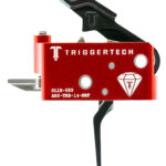TriggerTech AROTRB14NNF Diamond Two-Stage Flat Trigger with 1.50-4 lbs Draw Weight for AR-15 Right 2 115471