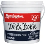 REMINGTON 223 REM 55GR FMJ 250 RND WE THE PEOPLE BUCKET 250TH 250RD/BX 4BX/CS 2 1154844 14360035
