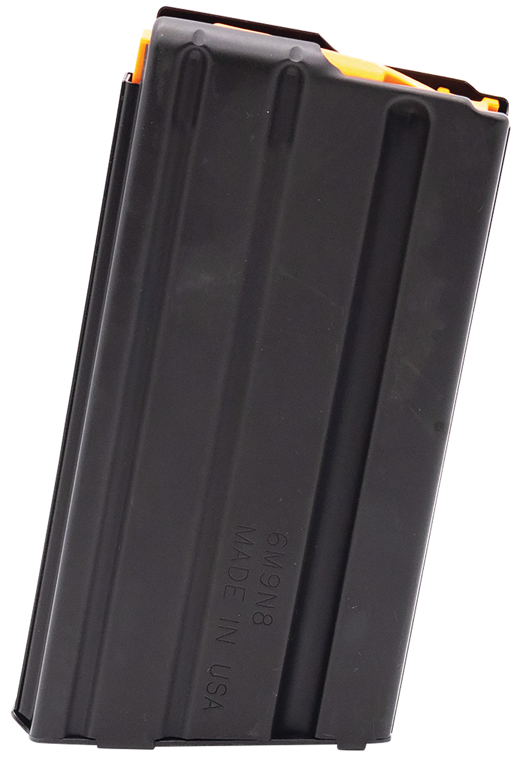 DuraMag 2023041178CPD SS  20rd 223 Rem/300 Blackout/5.56x45mm NATO for AR-15 Black w/Orange Follower
