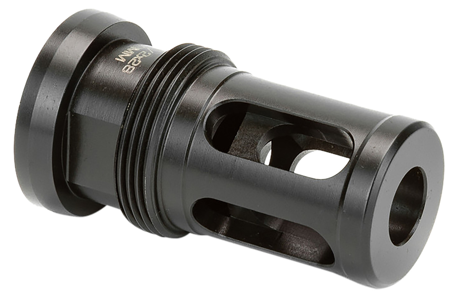 Griffin Armament TMCH22C1228 Taper Mount Hammer Comp Black Stainless Steel with 1/2"-28 tpi Threads, 1.94" OAL & 1.08" Diameter for 22 Cal