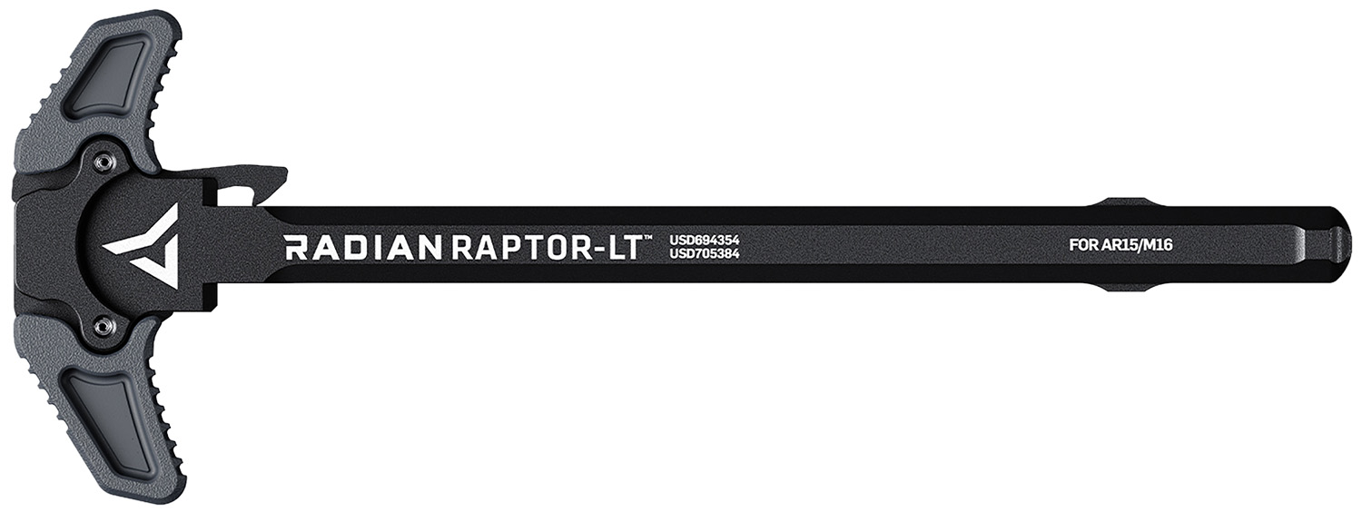 Radian Weapons R0150 Raptor LT Lightweight Ambi Charging Handle, Stealth Gray, Fits Mil-Spec AR-15/M16 Platform