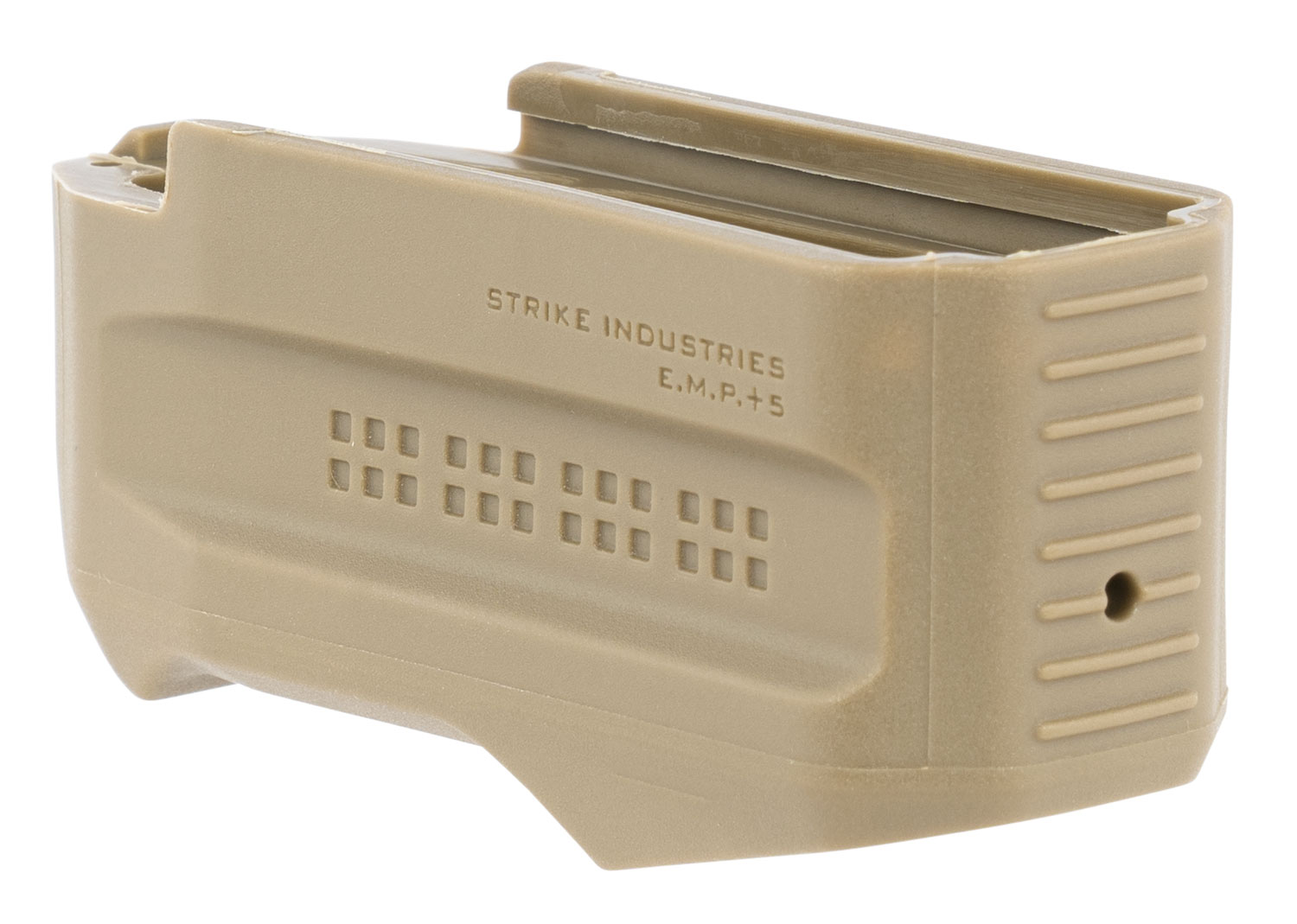 Strike Industries EMP+5FDE Enhanced Magazine Plate made of Polymer with Flat Dark Earth Finish for Magpul PMAG Gen M3 (Adds 5rds) 3 Strike Industries EMP+5FDE Enhanced Magazine Plate made of Polymer with Flat Dark Earth Finish for Magpul PMAG Gen M3 (Adds 5rds)