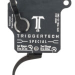 TriggerTech R70TCB13TNP Special Two-Stage Pro Curved Trigger with 1-3.50 lbs Draw Weight & Matte Gray w/Black Parts Finish for Remington 700 Right 1 127445