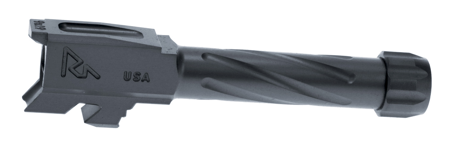 Rival Arms RA20G302D Precision V1 Match Grade 9mm Luger Compatible w/Glock 43 3.41" Fluted Threaded PVD Stainless Steel