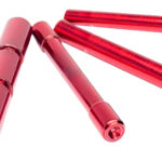 Cross Armory CRG4PSRD 4 Pin Set Dimpled Extended Compatible w/Glock Gen4 Red 4140 Steel 2 131272