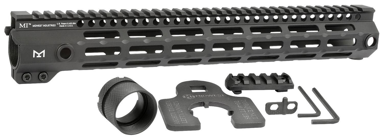 Midwest Industries MIG4M14 Tactical G4M Handguard AR-15 Black Hardcoat Anodized Black 14" 6061-T6 Aluminum M-LOK 3 Midwest Industries MIG4M14 Tactical G4M Handguard AR-15 Black Hardcoat Anodized Black 14" 6061-T6 Aluminum M-LOK