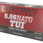 Fort Scott Munitions 556062SCV Tumble Upon Impact (TUI) 5.56x45mmNATO 62gr Solid Copper Spun 20 Per Box/25 Case 1 133848