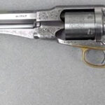 Taylors & Company 550763 1858 Remington Conversion 45 Colt (LC) Caliber with 8" Barrel, 6rd Capacity Cylinder, Overall Nickel-Plated Engraved Finish Steel & 2-Piece Ivory Grip 1 134591