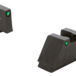 AmeriGlo GL815 Optic Compatible Sight Set for Glock 3XL Tall Green Tritium Black Outline Front Sight-Green Tritium Black Outline Rear Sight 2 136728