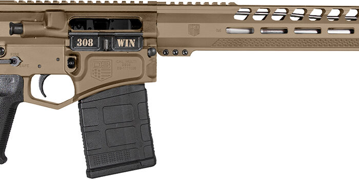 Diamondback DB1032C061 DB10 308 Win 18" 20+1 Flat Dark Earth Adjustable Magpul CTR Stock Black Magpul MOE K2 Grip with Black Gold Lower 15" M-Lok 9 141092