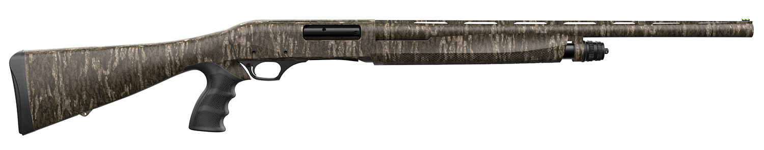 Retay USA GPSXLTRPGCBTL24 GPS XL Turkey 12 Gauge 24" 3.5" 4+1, Mossy Oak New Bottomland, Pistol Grip Stock, Fiber Optic Sight