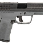 FMK FMKG49DG G3 9mm Luger 14+1 4" Stainless Steel Barrel, Black Optic Cut/Serrated Carbon Steel Slide, Dark Gray Polymer Frame w/Picatinny Rail, Black Backstrap Grip 1 153234