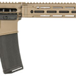 Daniel Defense 0212811090047 DDM4 V7 Pro 5.56x45mm NATO 18" 30+1, FDE Rec, Black OEM Overmolded Stock & Grip, Geissele Trigger 1 154045